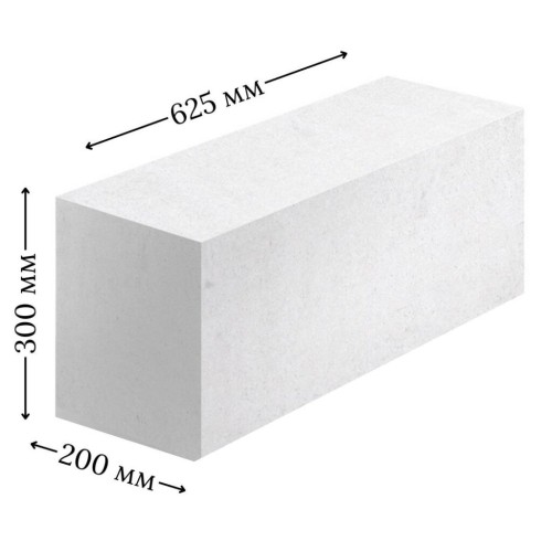 Купить Газоблок Цемрос 625×300×200 (50 шт/поддон) в Новошахтинске